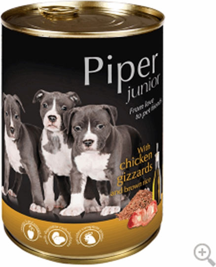 Dolina Noteci Piper Nassfutter für Welpen in Dose mit Huhn ohne Gluten 400gr