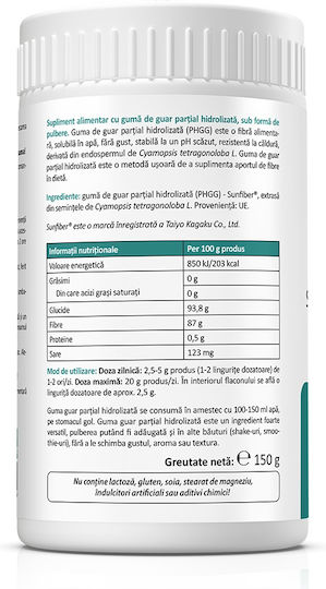 Zenyth Fibră Alimentară PHGG Supliment Alimentar Special 150g