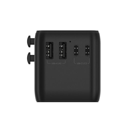 Mophie Încărcător Fără Cablu GaN cu 2 Porturi USB-A și 3 Porturi USB-C 70W Negruς (Essential )