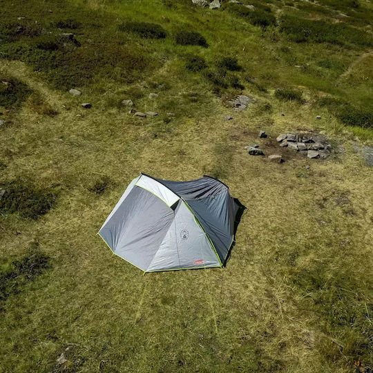 Coleman Cobra 2 Camping Tent Mountaineering Grey with Double Cloth 4 Seasons for 2 People Waterproof 3000mm 190x270x100cm
