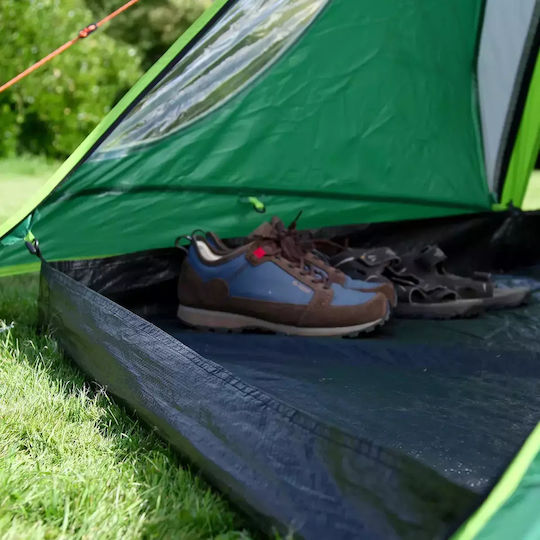 Coleman Chimney Rock 3 Plus Winter Camping Tent Tunnel Green with Double Cloth for 3 People 400x200x155cm