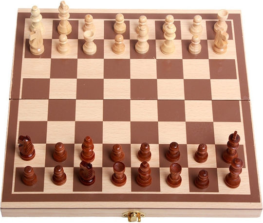 Τάβλι/Σκάκι από Ξύλο 29.5x29.5cm
