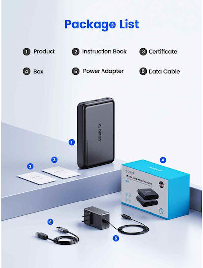 Orico Θήκη για Σκληρό Δίσκο 3.5" SATA III με σύνδεση USB 3.0