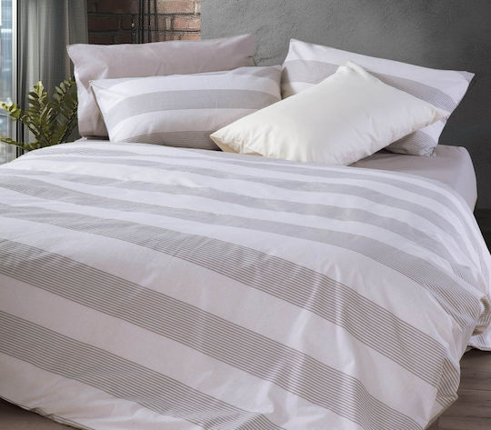 Nef-Nef Homeware Casual Stripe με Φάσα Ecru 52x72cm Nef-Nef Homeware Casual Stripe με Φάσα Ecru 52x72cm