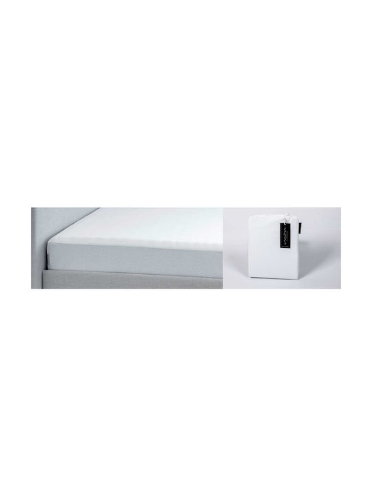 La Luna Bamboo Jersey Kissenbezug-Set Wasserdichte White 50x70cm.