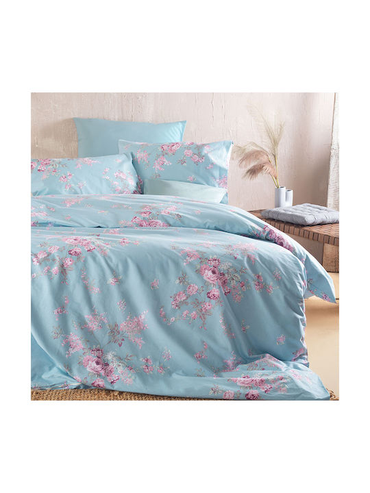 Rythmos Springtime Set Față de Pernă cu plic de acoperire Albastru 50x70cm.