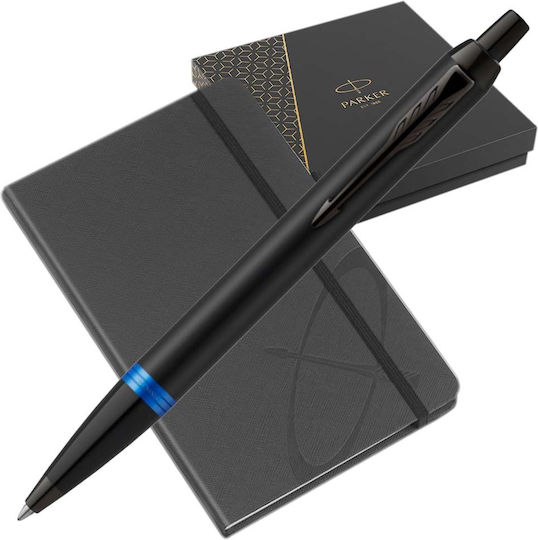 Parker Monochrome Pen Set Ballpoint Medium Blue (in a paper cassette)
