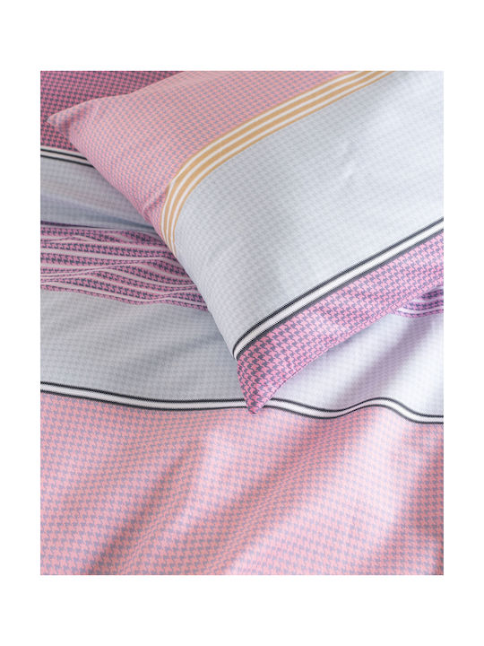 Rythmos Boost Kissenbezug-Set mit Umschlagumschlag Pink 50x70cm.