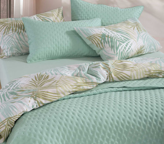 Nef-Nef Homeware Amazon Μαξιλαροθήκη με Φάσα Green 52x72εκ.