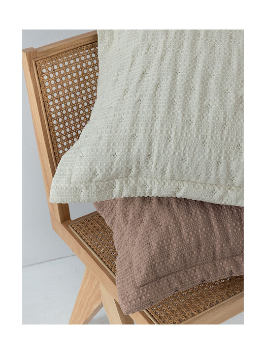 Palamaiki Tot Pillowcase Set Oxford Moka 50x70cm.