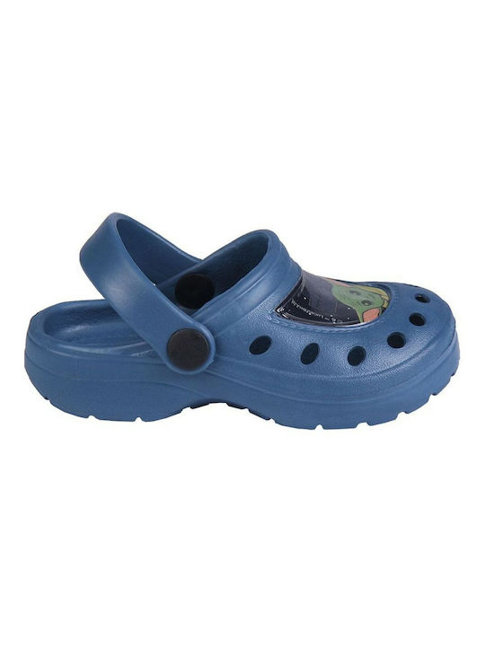 Blaue Kinder-Badeschuhe