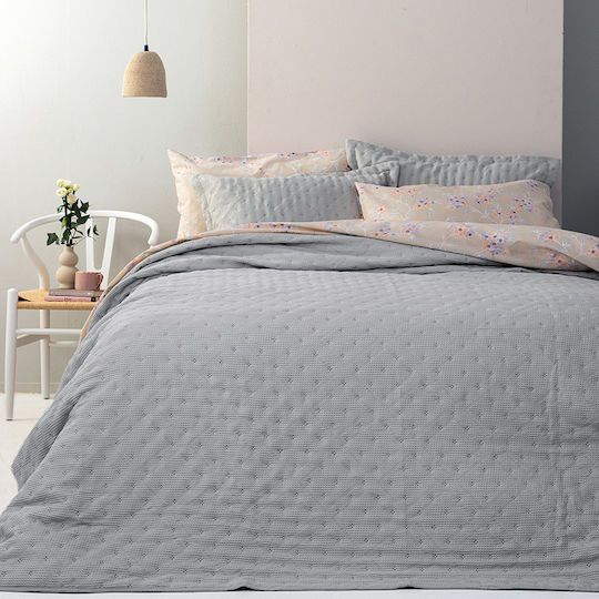 Palamaiki Alison Pillowcase Set Oxford Grey 50x70cm.