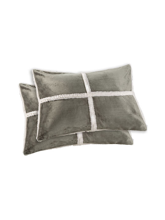 Guy Laroche Astra Set Față de Pernă Flanel Mink 50x70cm.