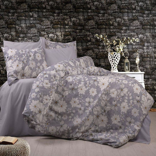 Dimcol Pillowcase with Envelope Cover Grey 426 50x70cm.