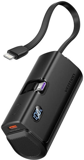 Vention Power Bank 4800mAh 22.5W με Θύρα USB-C Power Delivery / Quick Charge LED Display