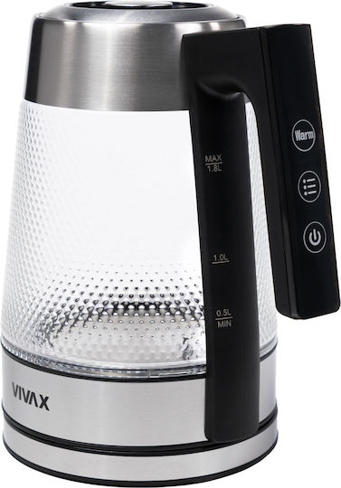 Vivax Fierbător 1.8lt 2200W Argintiu