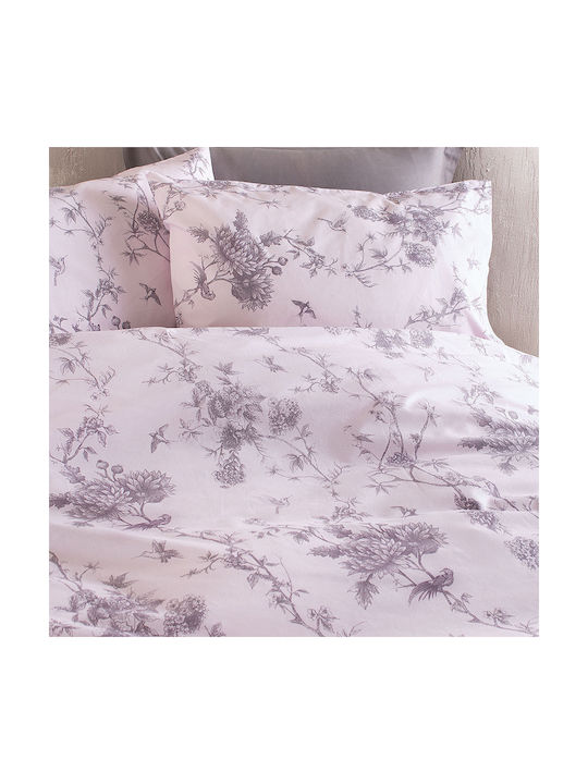 Rythmos Aurora Set Față de Pernă cu plic de acoperire Purple 50x70cm.