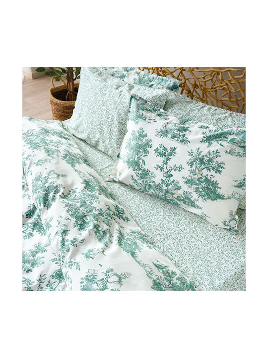 Kentia Toile Σετ Μαξιλαροθήκες Oxford 02 50x70εκ.