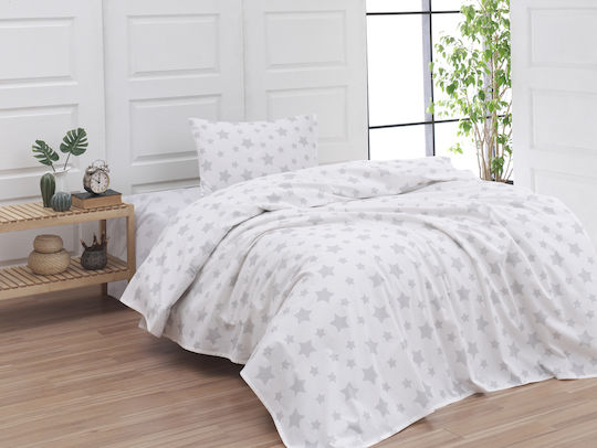 Viopros Set of Gray Pillowcases with Envelope Cover 2540 50x70cm 675631