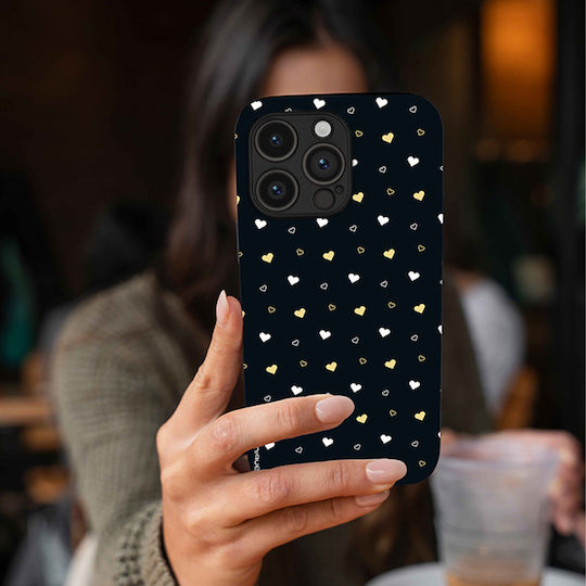Sonique Heart Series Hülle für Motorola Moto G34 5G Schwarz 01