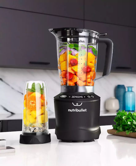NutriBullet SmartSense 1500 Combo Blender with Tritan Jug 1.8 lt 1500W Graphite