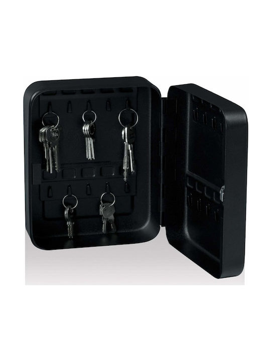 Orno Wall-Mounted Combination Key Holder Metallic With Combination Dial 20 Hooks 16x8x20cm