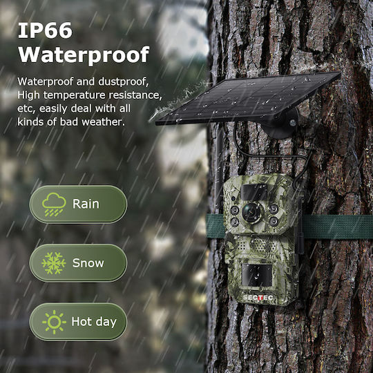 Sectec Waterproof Night Vision Hunting Camera with Motion Detection