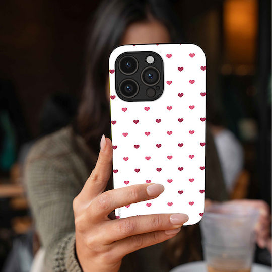 Sonique Heart Series Case for Motorola Moto G75 5G White 01