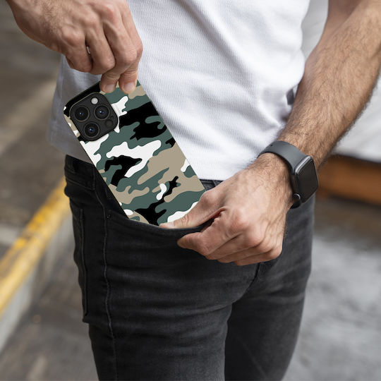 Sonique Camouflage Army Series Case for Motorola Edge 50 Ultra Khaki