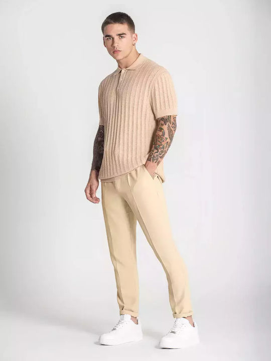 Polo Μπλούζα Κοντομάνικη Beige