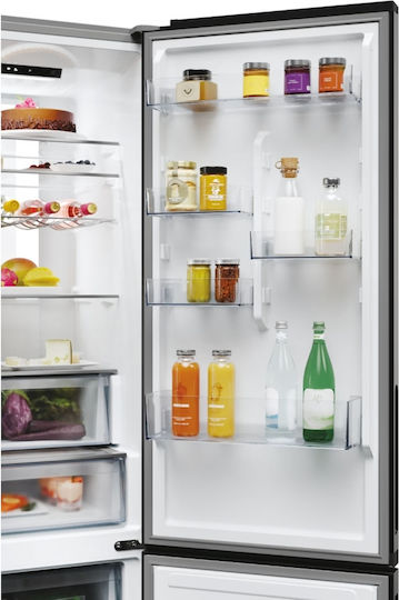 Candy Kühl-Gefrierkombination 409Es NoFrost H205xB59.5xT66.7cm. Inox ECN4CQTEX206