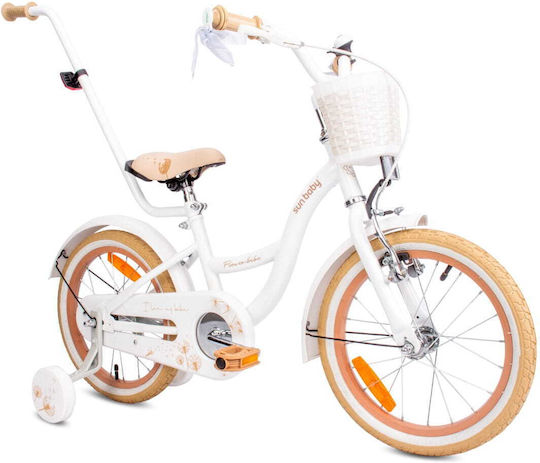 Sun Baby 16" Παιδικό Ποδήλατo Πόλης Λευκό