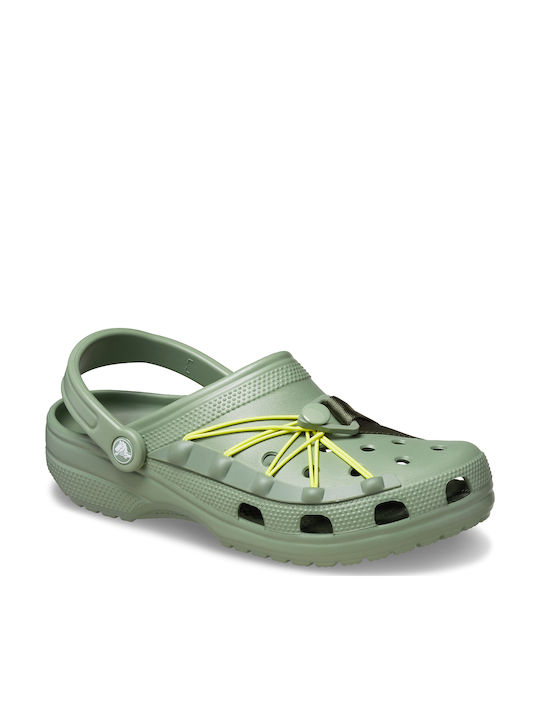 Crocs Lockdown Saboti Verzi Crocs Lockdown Saboti Verzi