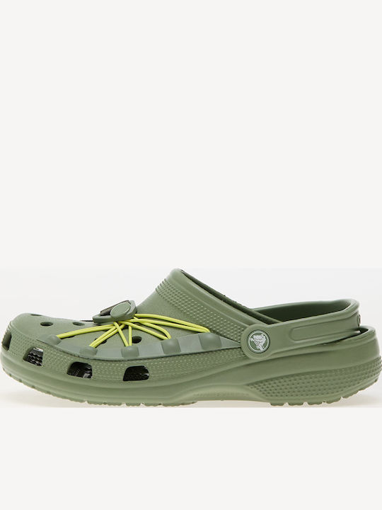 Crocs Lockdown Clogs Green