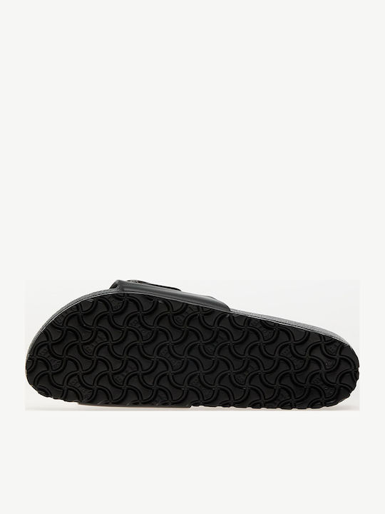 Madrid Big Buckle Slides σε Μαύρο Χρώμα