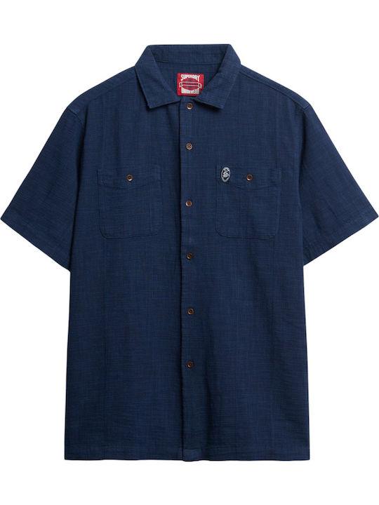 M D2 Stud Merchant Short-sleeved Shirt Jua Blue