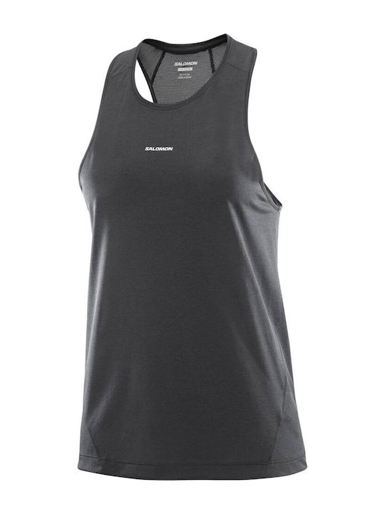 Shakeout Core Women's Athletic Blouse Sleeveless Fast Drying Black