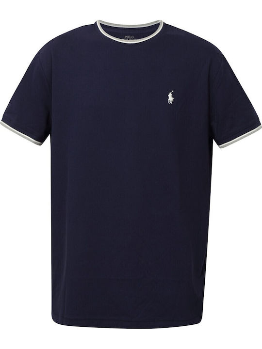 Polo Short Sleeve Blouse Dark Blue