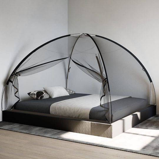 Mongolia Mosquito Net Doors 200 Mesh Black 200x180x135 cm