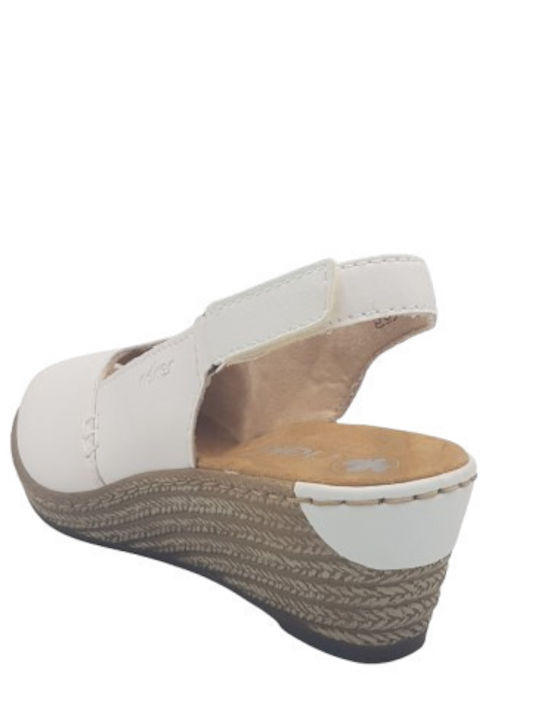 Anatomic Women's Leather Platform Shoes White