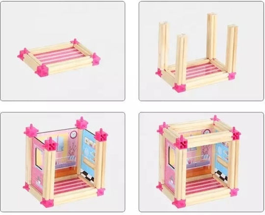 Creative Jucărie De Construcție Din Lemn Pentru Copii 3+ Ani