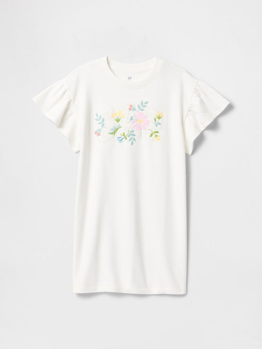 Mädchenkleid Mädchenkleider Langärmelig Off-White