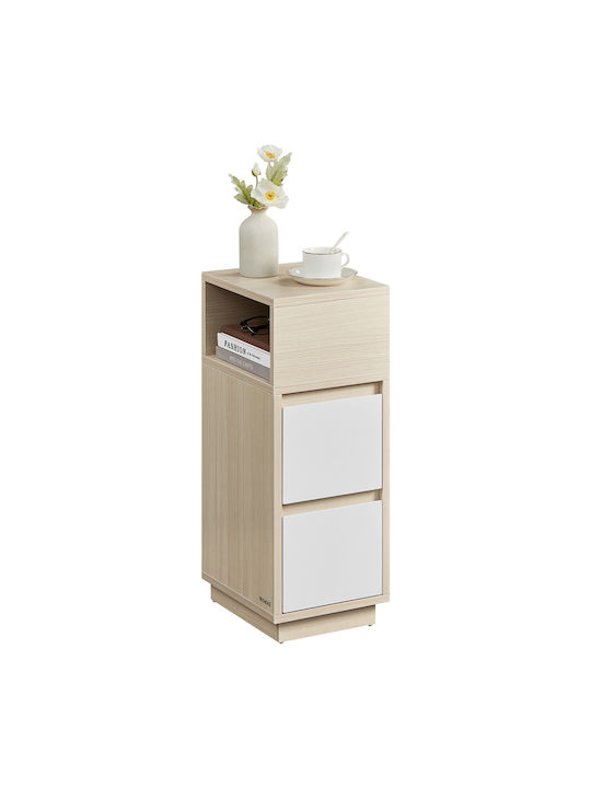 Nachttisch Beige 30x25x65cm
