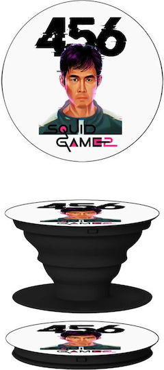 Squid Game 456 Gi-hun Phone Holders Stand Black Mobile Hand Grip