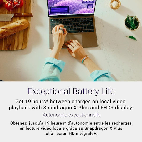 Dell Inspiron 5441 14" FHD+ (Snapdragon-X Plus X1P-42-100/16GB/1TB SSD/W11 Home) (US Keyboard)