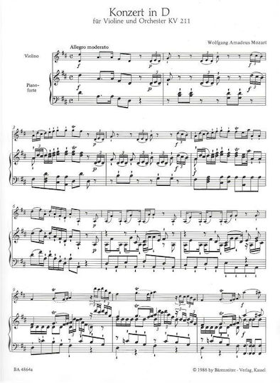 Mozart Violin Concerto Nr.2 In D Major
