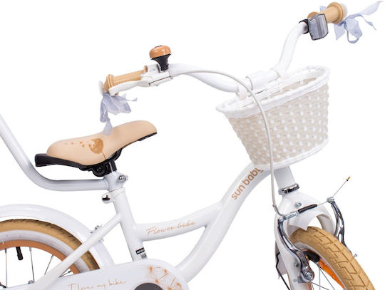 Sun Baby 14" Παιδικό Ποδήλατo Πόλης Λευκό
