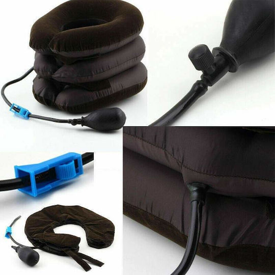 Kopfkissen Massage für den Nacken Braun