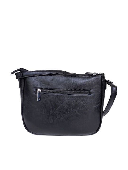 Leather Women's Bag Shoulder Black
