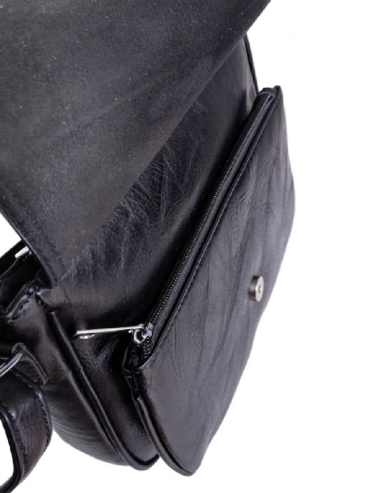 Leather Women's Bag Shoulder Black